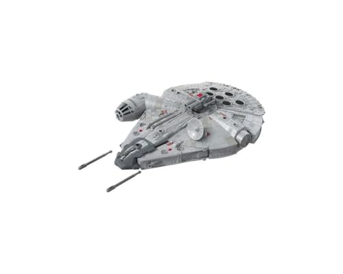 Star Wars Hasbro Mission Fleet Han Solo Millennium Falke 6 cm große Figur und Raumschiff, Spielzeug für Kids ab 4 Jahren E9343 Einheitsgröße