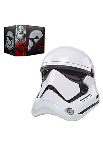 Star Wars Hasbro F0012 The Black Series Stormtrooper der Ersten Ordnung elektronischer Premium Helm, Rollenspielartikel letzten Jedi