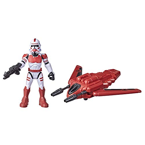 Star Wars Shock Trooper Secure The City Mission Fleet Gear Class Figur und Fahrzeug, 6,3 cm, Kinder ab 4 Jahren