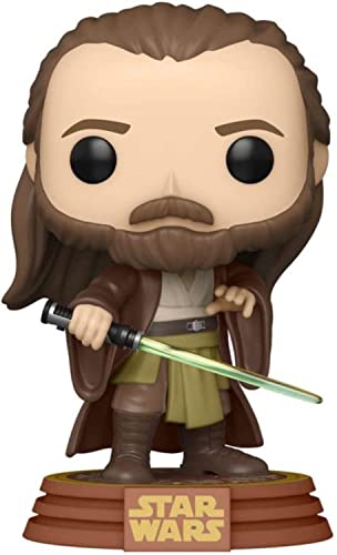 Funko Pop! Star Wars: Across The Galaxy - Qui Gon Jinn - Amazon-Exklusiv - Vinyl-Sammelfigur - Geschenkidee - Offizielle Handelswaren - Spielzeug Für Kinder und Erwachsene - Movies Fans