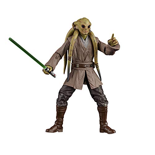 Star Wars The Black Series Kit Fisto Toy 15 cm Skale The Clone Wars Sammel-Actionfigur Spielzeug für Kinder ab 4 Jahren