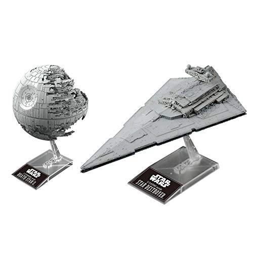 Star Wars Death Star II 1/2,700,000 & Star Destroyer 1/14,500, BandaiStar Wars Plastic Model