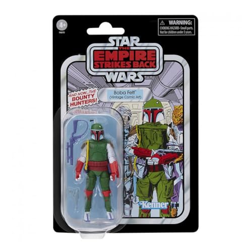 Hasbro Star Wars: The Empire Strikes Back Vintage Collection figurine Boba Fett (Vintage Comic Art) 10 cm