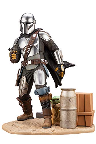 Kotobukiya Wars The Mandalorian ARTFX Statue 1 7 Mandalorian & The Child 26 cm SW178 Mehrfarbig