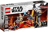 LEGO 75269 Star Wars Duell auf Mustafar, Die Rache der Sith, Spielset mit Anakin Skywalker und Obi-Wan Kenobi Minifiguren