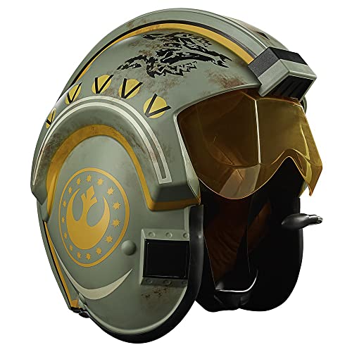 Hasbro Star Wars The Black Series Trapper Wolf Elektronischer Helm zu Star Wars: The Mandalorian für Rollenspiele, Lichter, Sounds, Multi, F5549