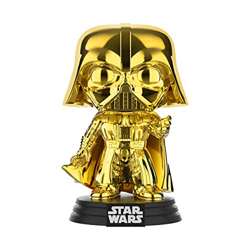 Funko – 3739 – Star Wars – Chrome Darth Vader – Vinyl Figur,ca. 9cm (2019 Galactic Convention)