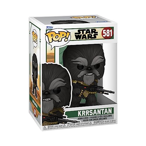 Funko Pop! Star Wars: BoBF - Black Krrsantan mit BG - Star Wars: The Book of Boba Fett - Vinyl-Sammelfigur - Geschenkidee - Offizielle Handelswaren - Spielzeug Für Kinder und Erwachsene - TV Fans