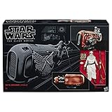 Hasbro Star Wars C1427EU4 The Black Series 6' Rey & Speeder, Spielset
