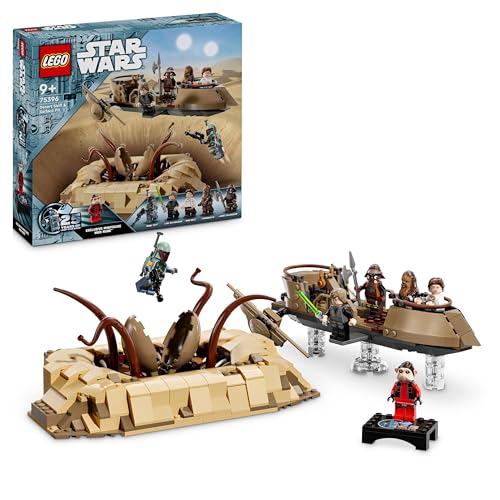 LEGO Star Wars: Die Rückkehr der Jedi-Ritter Wüsten-Skiff und Sarlacc-Grube, Fantasy-Set zum Sammeln und Bauen, Bauspielzeug, Geschenk für Jungen, Mädchen und alle Fans 75396