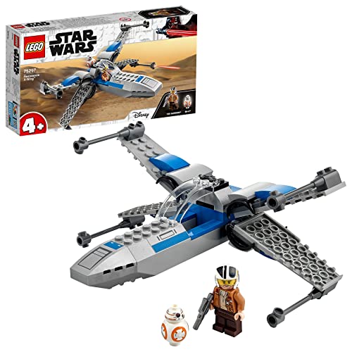 LEGO 75297 Star Wars Resistance X-Wing Starfighter Kleinkinder Spielzeug ab 4 Jahren mit Poe Dameron Minifigur und Droidenfigur BB-8