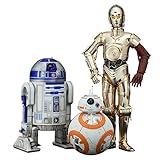 Kotobukiya ksw114 Maßstab 1: 10 'C-3PO & R2-D2/mit bb-8 ARTFX + Statue