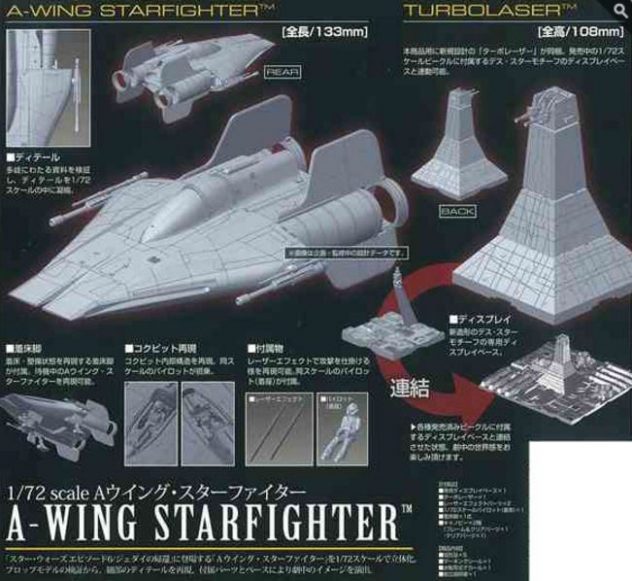 Bandai A-Wing Starfighter