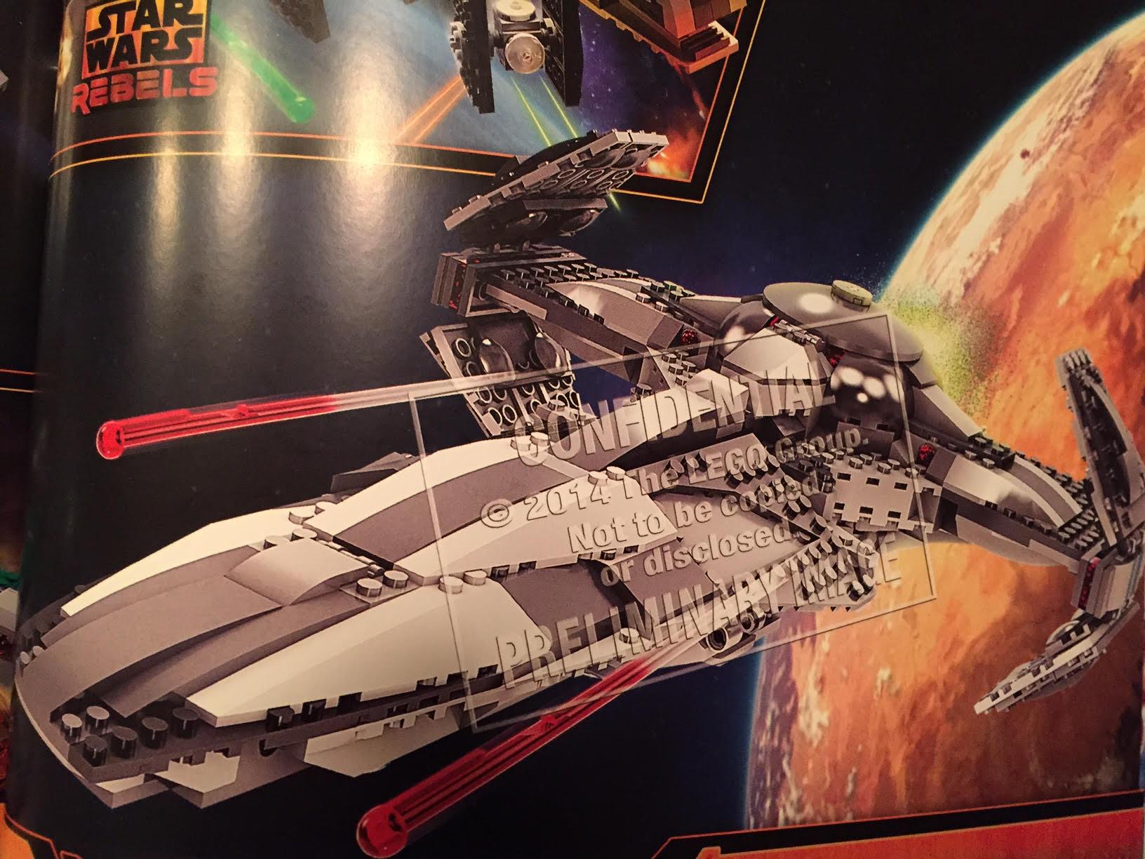 Erstes vollständiges Bild des LEGO Star Wars 75096 Sith Infiltrator
