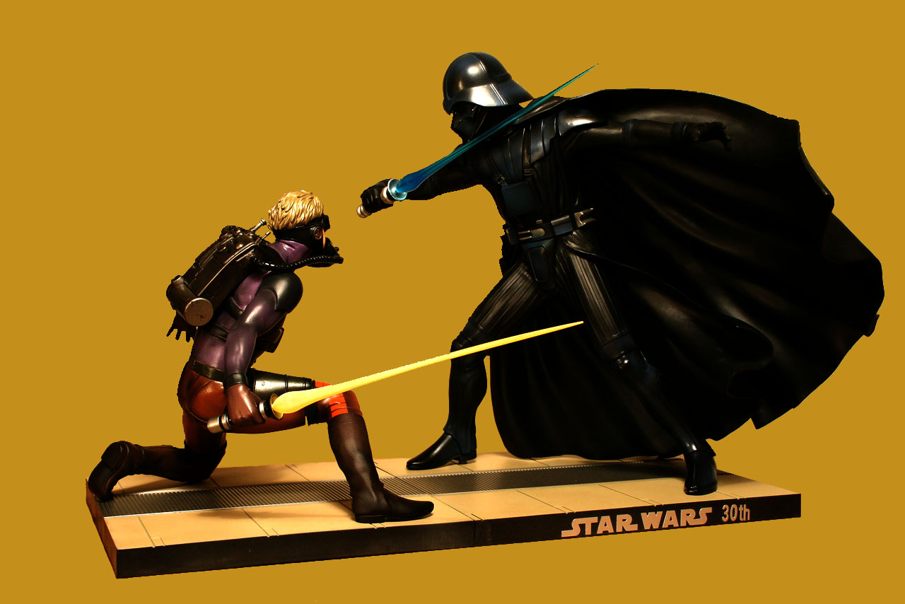 Darth Vader vs Luke Skywalker (McQuarrie Concept)