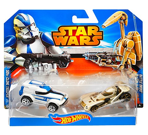 Hot Wheels Star Wars Battle Droid & Clone Trooper 1
