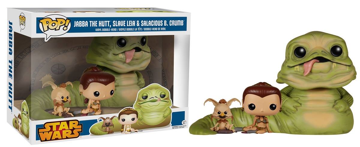Jabba the Hutt, Slave Leia & Salacious B. Crumb
