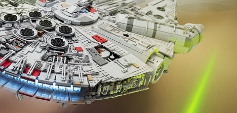 Riesiger LEGO Millennium Falcon mit 7.500 Teilen!