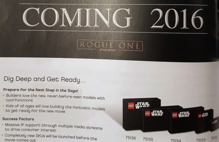 Offizielle Namen der LEGO Star Wars Rogue One Sets bekannt