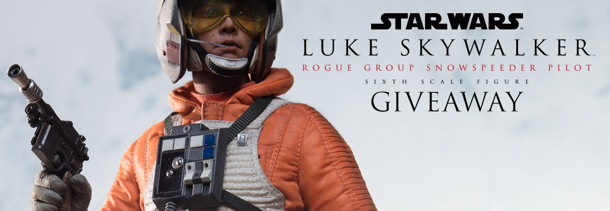 #shortcut: Sideshow Luke Skywalker Snowspeeder Pilot Sixth Scale Figur angekündigt!