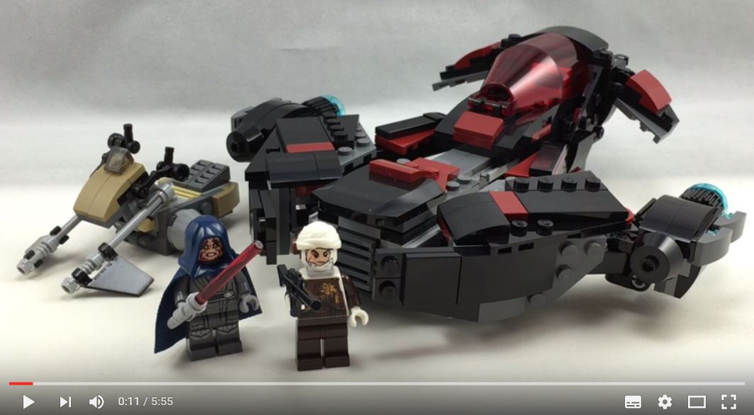 #shortcut: Review-Video zum LEGO Star Wars 75145 Eclipse Fighter