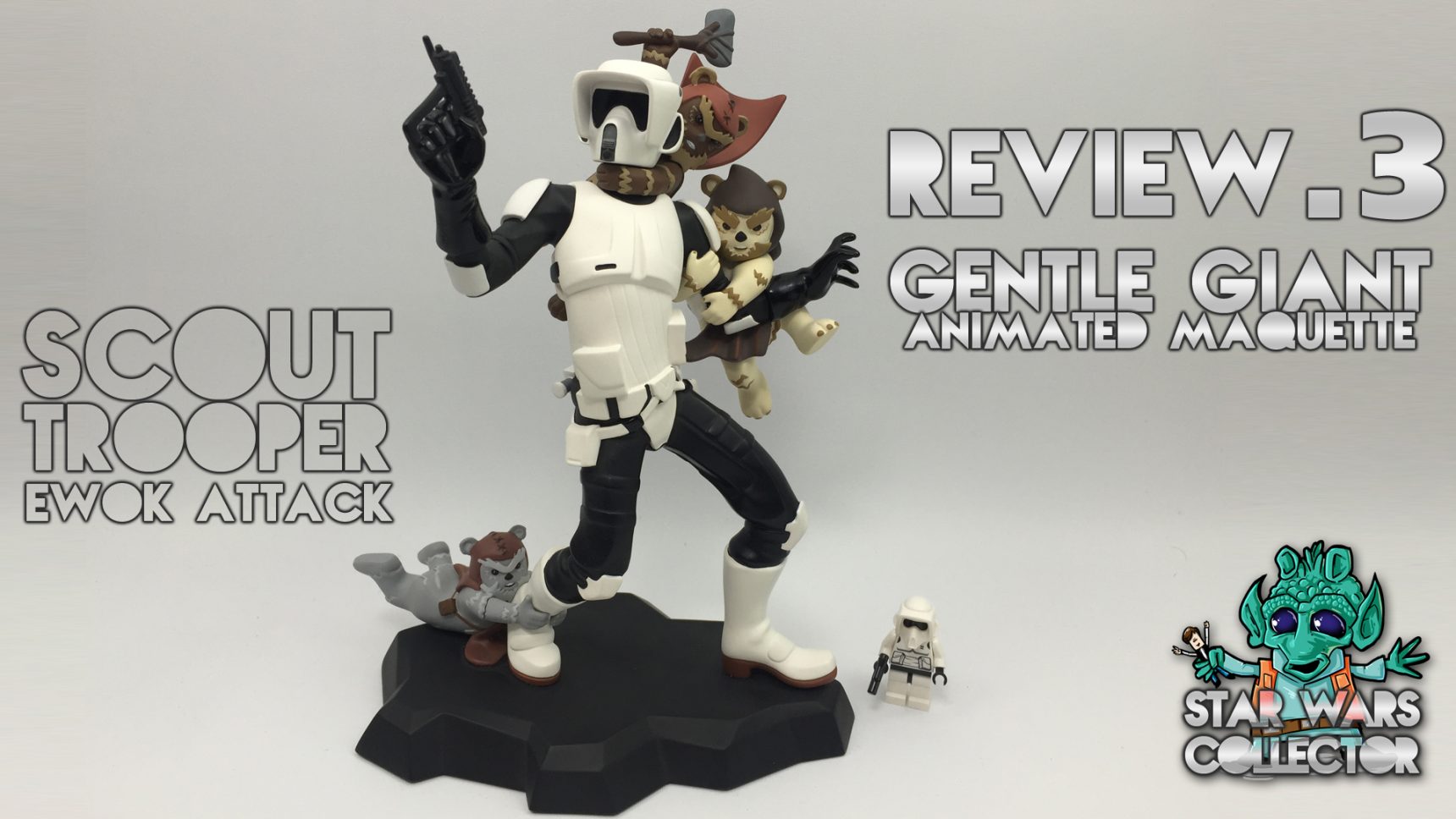 #review: Gentle Giant Scout Trooper Animated Maquette – Video