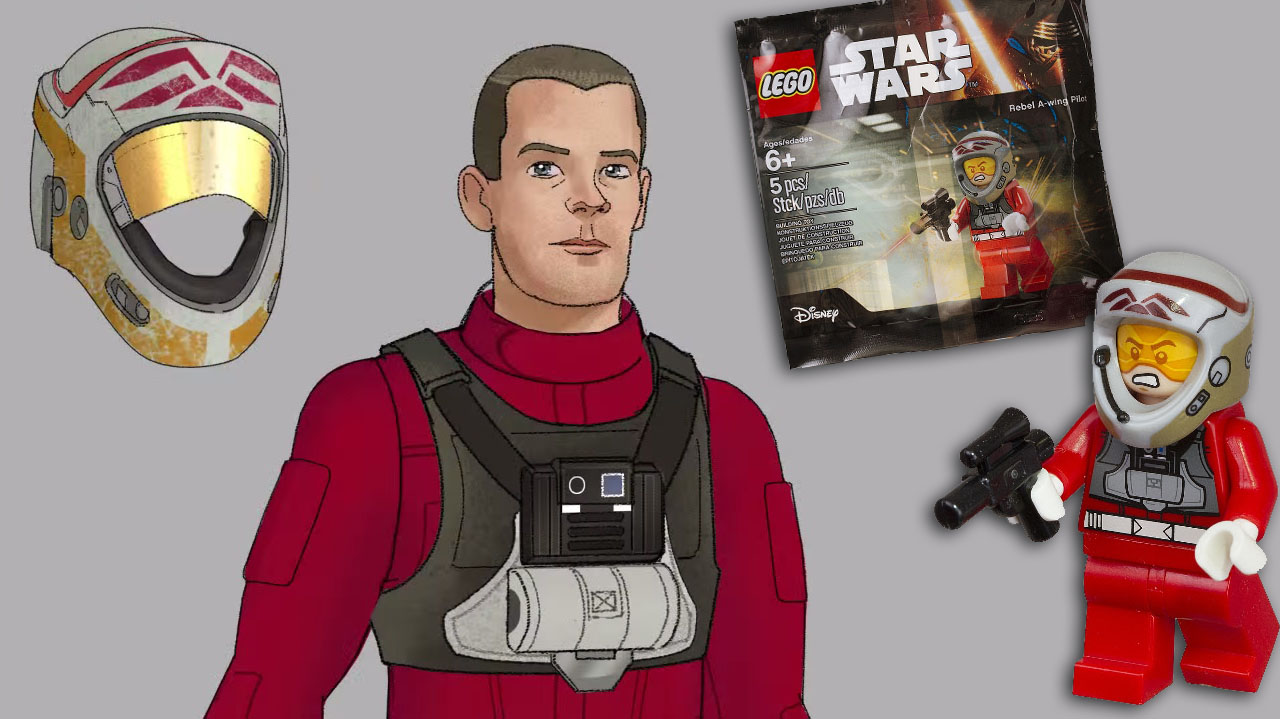 #shortcut: LEGO Star Wars Rebel A-Wing Pilot Polybag
