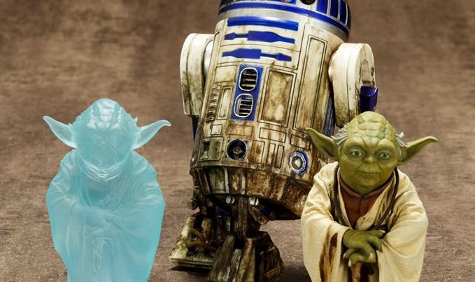 #shortcut: Neue Bilder zum Kotobukiya Dagobah Yoda & R2-D2 Set