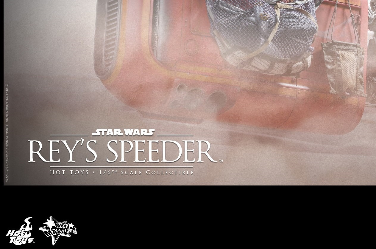 #shortcut: Hot Toys Reys Speeder vorgestellt