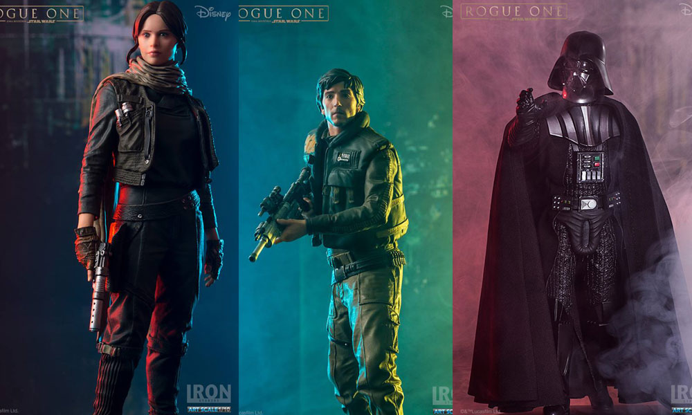 Offizielle Bilder der Iron Studios Rogue One Figuren