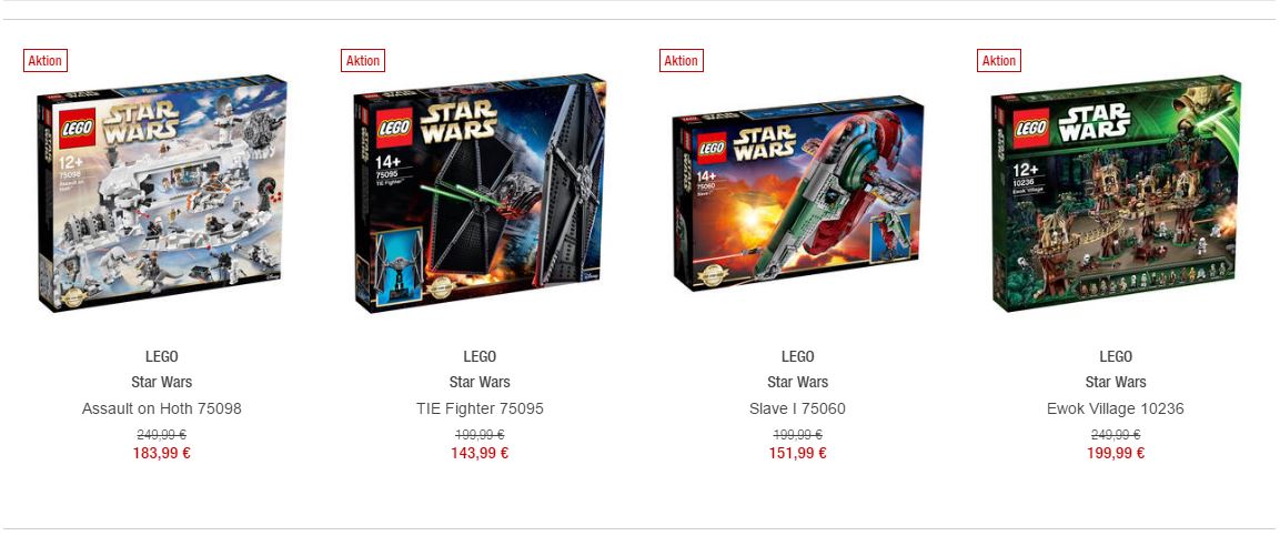 LEGO Star Wars Angebote bei Galeria Kaufhof