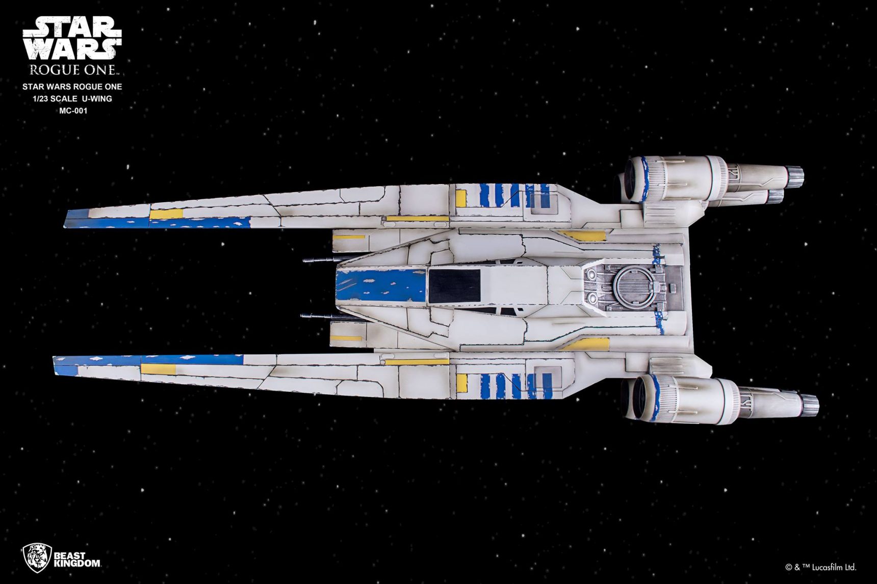 Riesiger Beast Kingdom U-Wing Starfighter vorgestellt