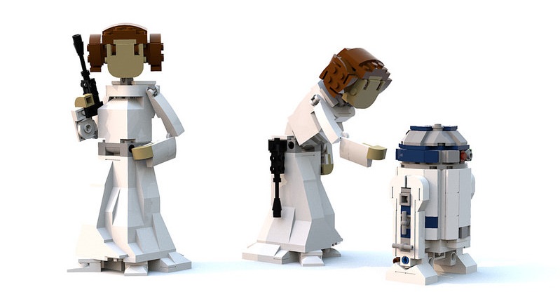 Brick-Built LEGO Princess Leia – Anleitung