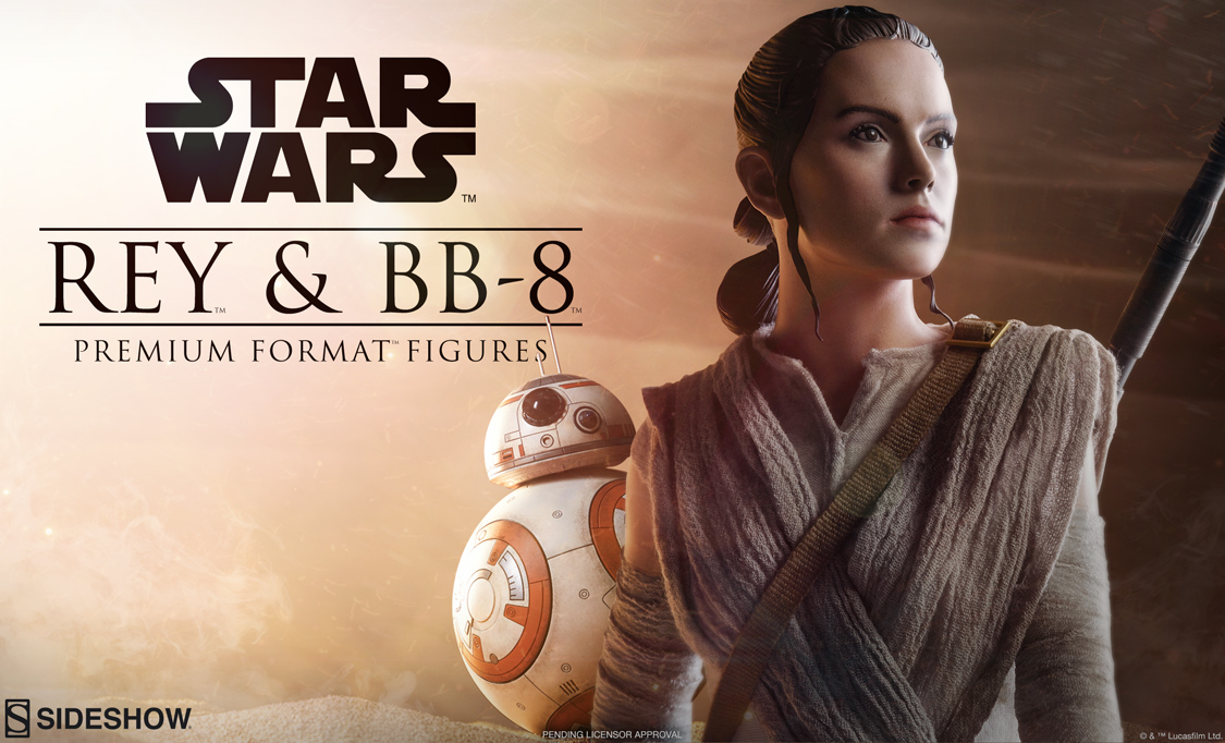 #shortcut: Rey & BB-8 Premium Format Teaser