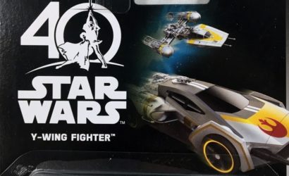 Hot Wheels Y-Wing Fighter Carship & 40th Anniversary Cars