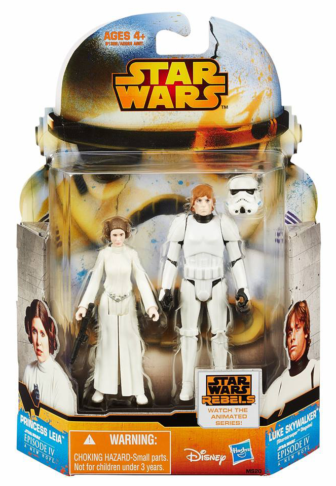Princess Leia & Luke Skywalker