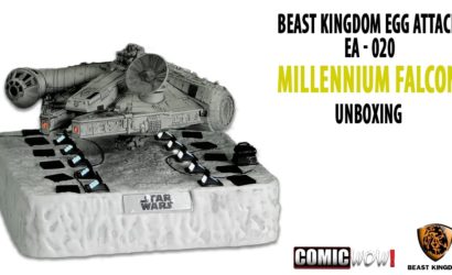 Unboxing-Video zum schwebenden Beast Kingdom Millennium Falcon