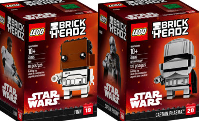 Finn und Captain Phasma als LEGO Star Wars Brickheadz vorgestellt