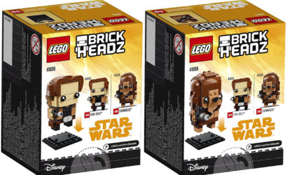Offizielle Bilder zu den LEGO Han Solo und Chewbacca Brickheadz (41608 & 41609)