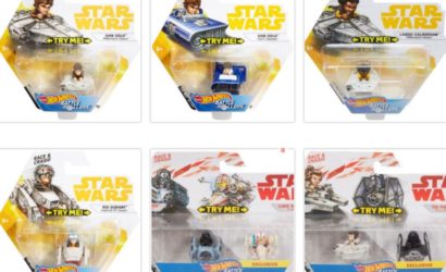 Ganz neu im Collectors Guide: Die Hot Wheels Star Wars Battle Rollers!