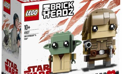 Alle Bilder zum LEGO Luke Skywalker & Yoda BrickHeadz 2-Pack (41627)