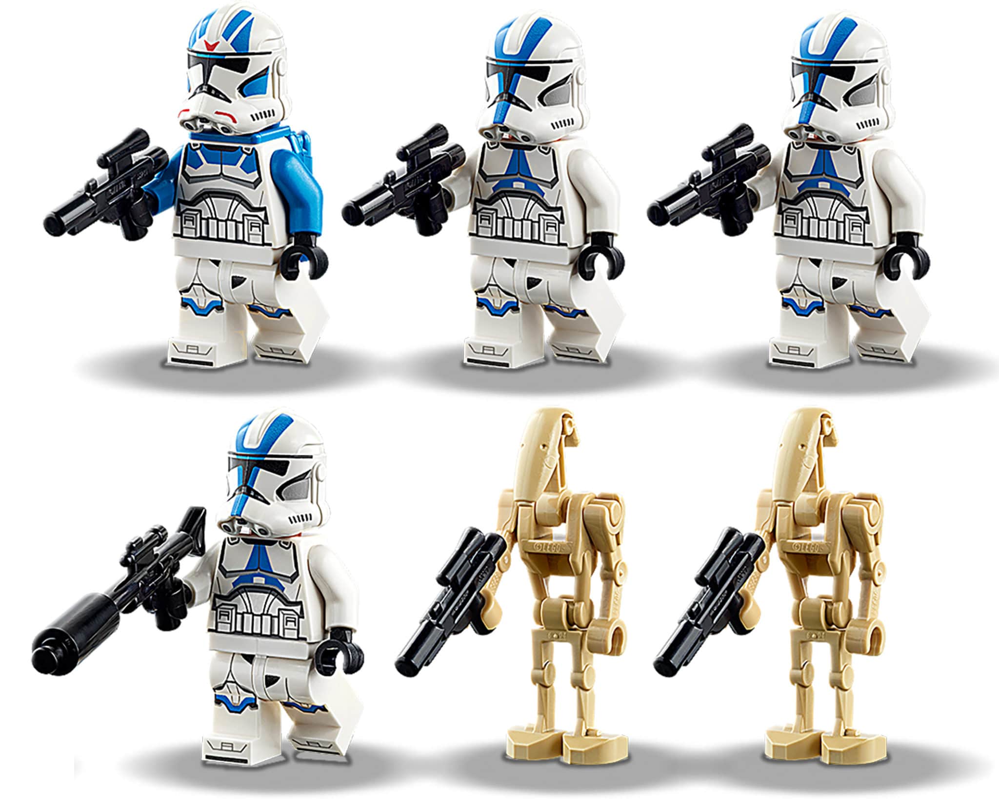 Alle Bilder zum LEGO Star Wars 75280 501st Legion Clone Troopers Battle Pack - Starwarscollector.de