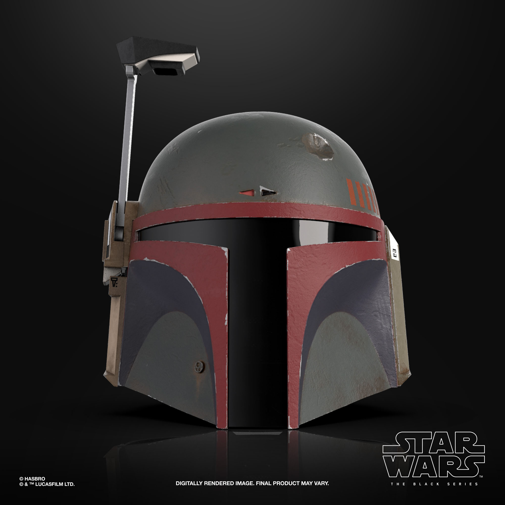 Hasbro Star Wars Replik Boba Fett Helm mit Licht tragbar Black Series 