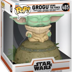 Grogu (using the force)